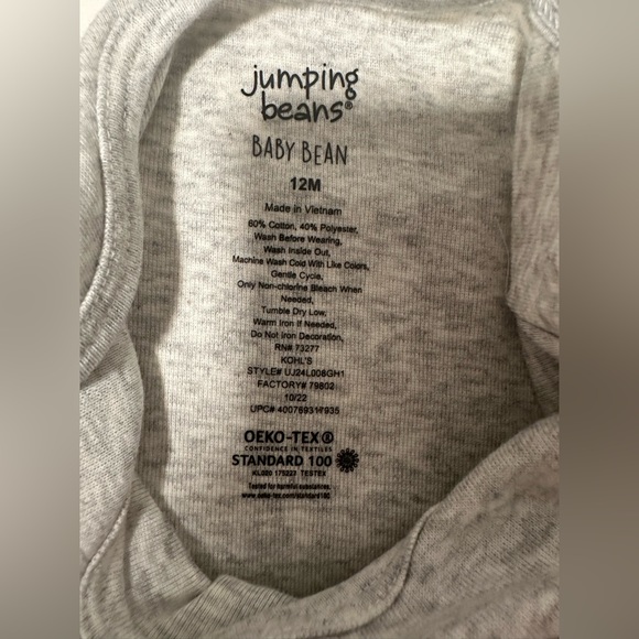 NWT Jumping Beans 12Months Best Sister Ever Rainbow Gray Onesie - Picture 5 of 5